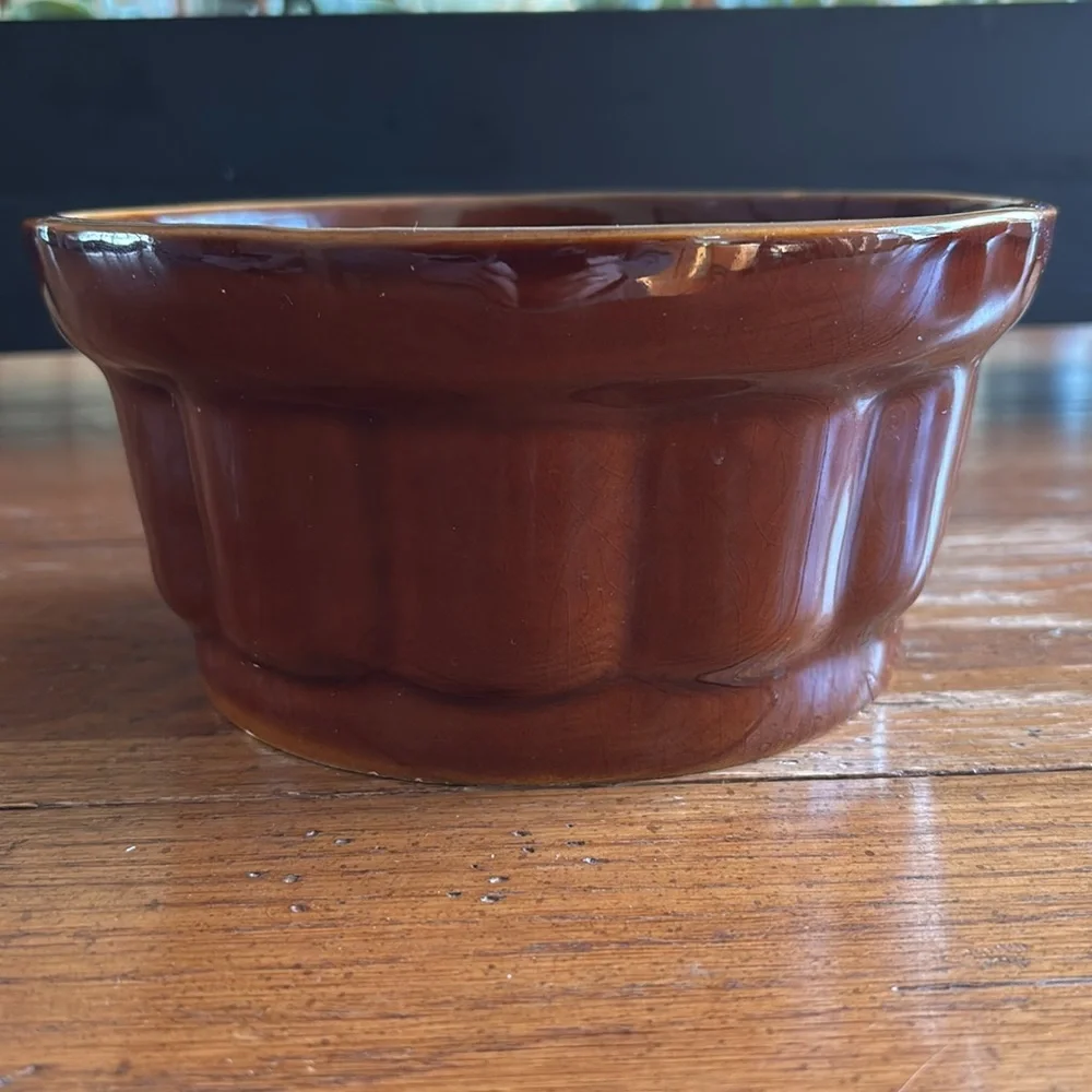 Crate & Barrel Ceramic Pumpkin Bowl Mold